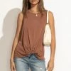 LUSH CLOTHING Marlene Tank Top In Brown - FINAL SALE