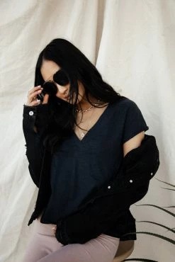 WORUI Naia V Neck Tee - FINAL SALE