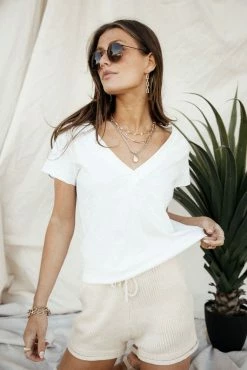 WORUI Naia V Neck Tee - FINAL SALE