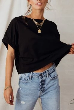 Flash Sale 🎉 WORUI Priyanka Oversized Top In Burgundy - FINAL SALE 👍 21 WORUI Priyanka Oversized Top In Burgundy - FINAL SALE