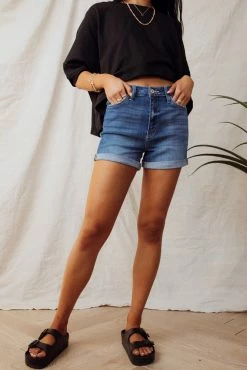 KanCan Rolled Cuff Shorts - FINAL SALE