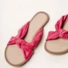 BEAST FASHION Cora Knotted Sandal In Pink - FINAL SALE