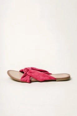 BEAST FASHION Cora Knotted Sandal In Pink - FINAL SALE