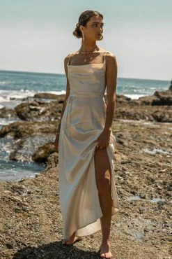 ROKOKO Clara Cowl Maxi Dress- FINAL SALE