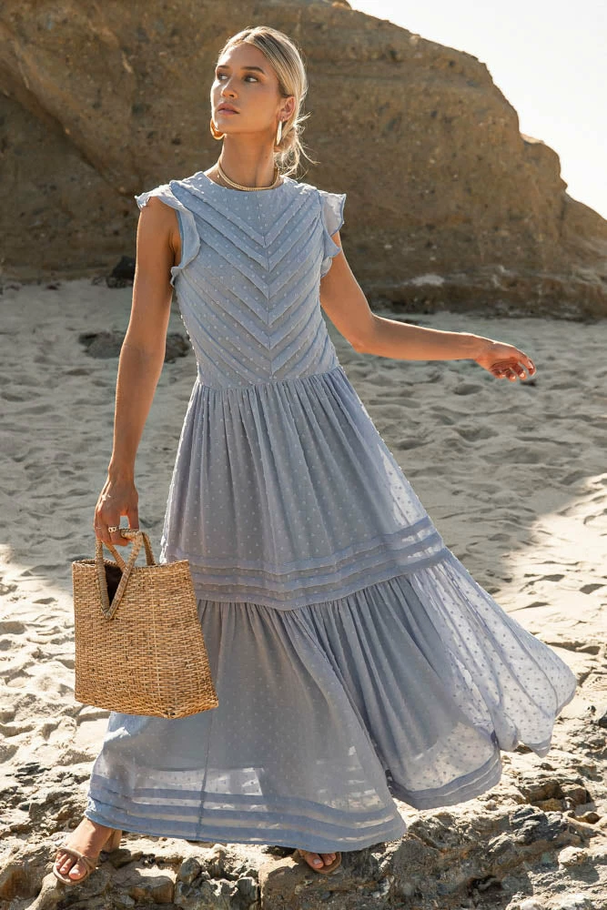 Buy βοΈ SINA Ulysses Maxi π Dress In Blue - FINAL SALE π€© 1 SINA Ulysses Maxi Dress In Blue - FINAL SALE