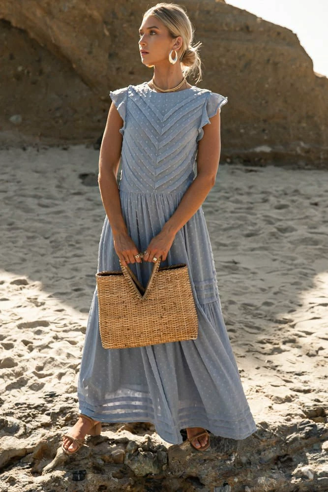 Buy βοΈ SINA Ulysses Maxi π Dress In Blue - FINAL SALE π€© 6 SINA Ulysses Maxi Dress In Blue - FINAL SALE