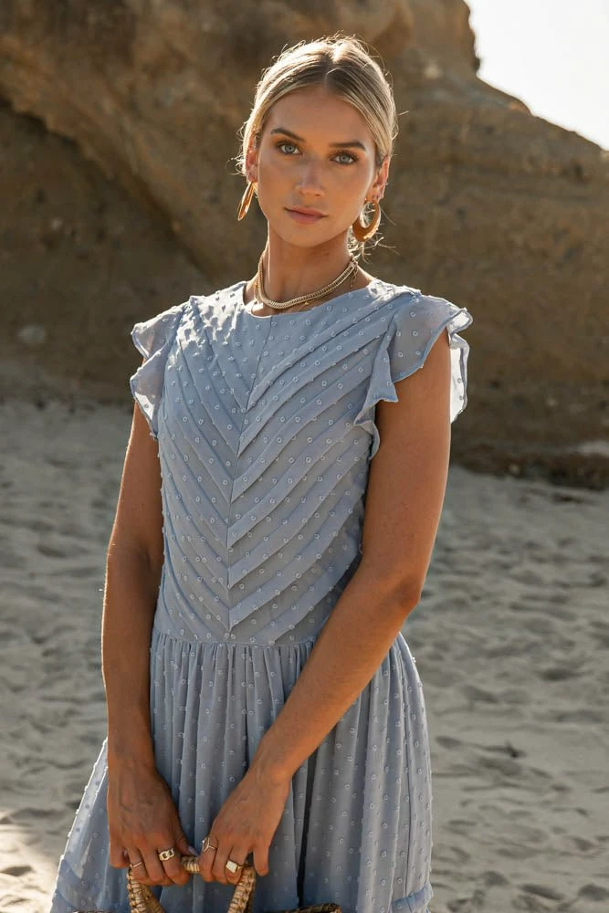 Buy βοΈ SINA Ulysses Maxi π Dress In Blue - FINAL SALE π€© 2 SINA Ulysses Maxi Dress In Blue - FINAL SALE