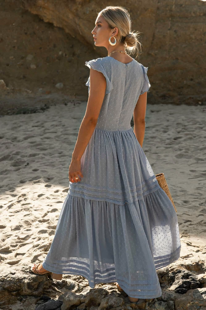 Buy βοΈ SINA Ulysses Maxi π Dress In Blue - FINAL SALE π€© 8 SINA Ulysses Maxi Dress In Blue - FINAL SALE