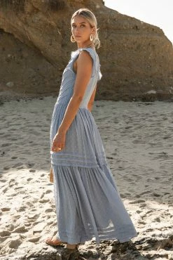 Buy βοΈ SINA Ulysses Maxi π Dress In Blue - FINAL SALE π€© 14 SINA Ulysses Maxi Dress In Blue - FINAL SALE