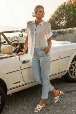 Best deal ๐ CALISTA Sandy Pants In Blue - FINAL SALE ๐ฅฐ 7 CALISTA Sandy Pants In Blue - FINAL SALE