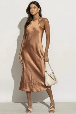 Cheapest ๐ DRESS FORUM Brynn Midi ๐ Dress In Orange - FINAL SALE ๐ 19 DRESS FORUM Brynn Midi Dress In Orange - FINAL SALE