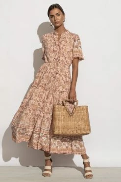 IN LOOM Lexie Floral Dress In Rose - FINAL SALE