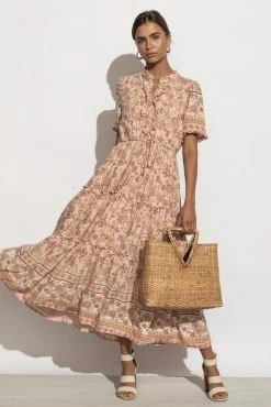 IN LOOM Lexie Floral Dress In Rose - FINAL SALE