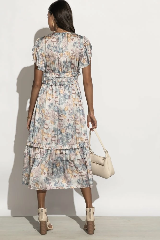 Best Pirce π WORUI Willa Ruffle π Dress In Lavender Floral π Dresses π₯° 6 WORUI Willa Ruffle Dress In Lavender Floral Dresses