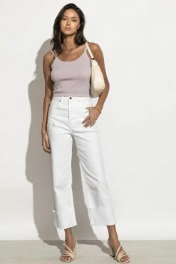 SINA Tops Bianca Double Strap Tank In Lavender - FINAL SALE