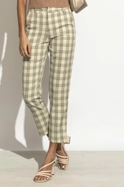Hot Sale 👏 CALISTA Page Plaid Pants In Green - FINAL SALE 😍 7 CALISTA Page Plaid Pants In Green - FINAL SALE
