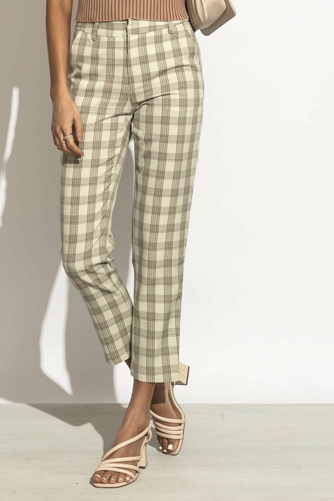 Hot Sale 👏 CALISTA Page Plaid Pants In Green - FINAL SALE 😍 3 CALISTA Page Plaid Pants In Green - FINAL SALE