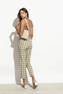 Hot Sale 👏 CALISTA Page Plaid Pants In Green - FINAL SALE 😍 8 CALISTA Page Plaid Pants In Green - FINAL SALE