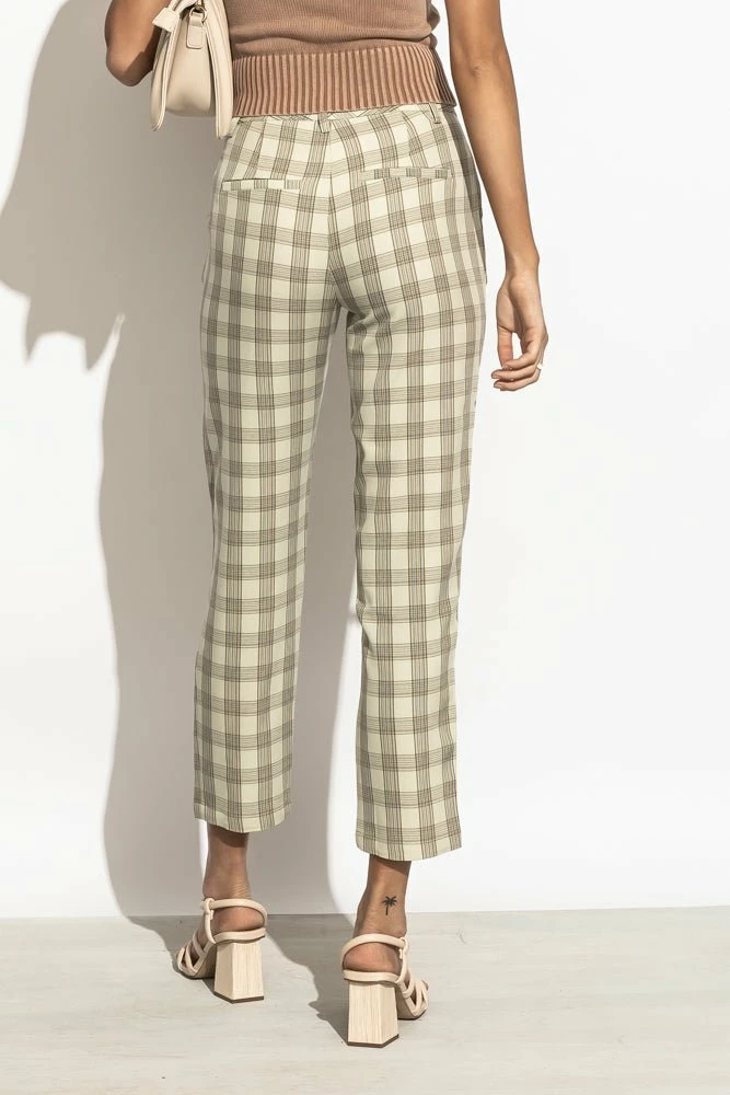 Hot Sale 👏 CALISTA Page Plaid Pants In Green - FINAL SALE 😍 5 CALISTA Page Plaid Pants In Green - FINAL SALE