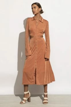 AARON & AMBER Marianna Dress In Green - FINAL SALE