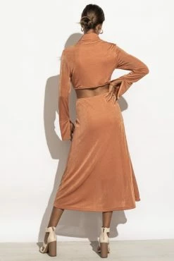 AARON & AMBER Dresses Marianna Dress In Clay - FINAL SALE