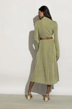 AARON & AMBER Marianna Dress In Green - FINAL SALE