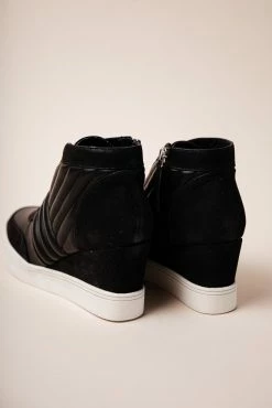 MIA Kaleb Wedge Sneaker In Taupe - FINAL SALE