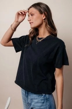 THREAD AND SUPPLY Buffy Boxy Cropped Top - FINAL SALE