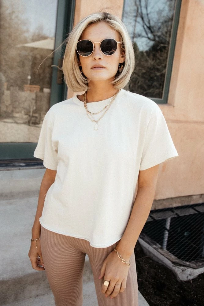 Best Pirce 😉 THREAD AND SUPPLY Buffy Boxy Cropped Top - FINAL SALE 👏 4 THREAD AND SUPPLY Buffy Boxy Cropped Top - FINAL SALE