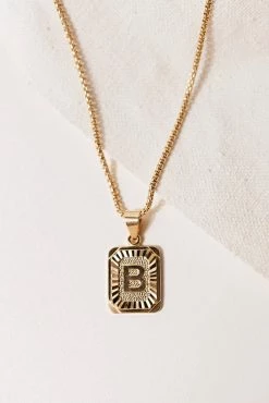 J&D JEWELRY Jaxon Initial Pendant Necklace - FINAL SALE