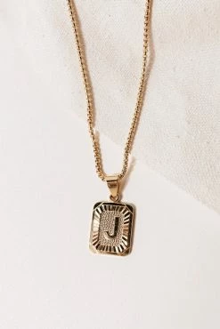 J&D JEWELRY Jaxon Initial Pendant Necklace - FINAL SALE