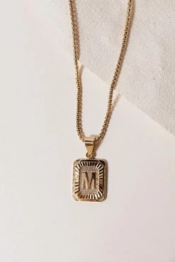 J&D JEWELRY Jaxon Initial Pendant Necklace - FINAL SALE