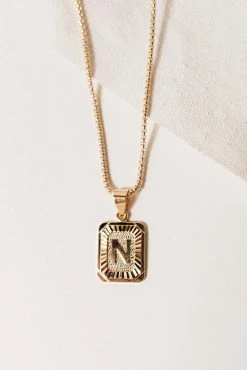 J&D JEWELRY Jaxon Initial Pendant Necklace - FINAL SALE
