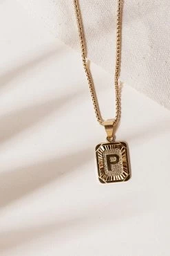 J&D JEWELRY Jaxon Initial Pendant Necklace - FINAL SALE