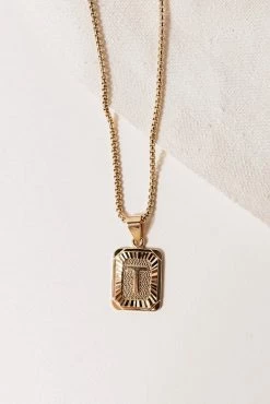 J&D JEWELRY Jaxon Initial Pendant Necklace - FINAL SALE