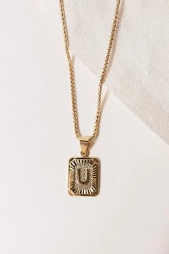 J&D JEWELRY Jaxon Initial Pendant Necklace - FINAL SALE