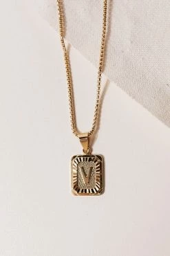 J&D JEWELRY Jaxon Initial Pendant Necklace - FINAL SALE