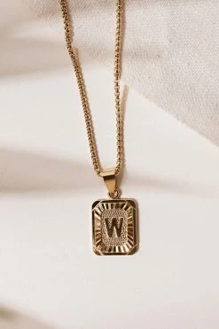 J&D JEWELRY Jaxon Initial Pendant Necklace - FINAL SALE