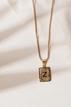 J&D JEWELRY Jaxon Initial Pendant Necklace - FINAL SALE