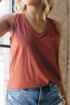 WISHLIST Myven V-Neck Tank - FINAL SALE