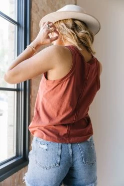 WISHLIST Myven V-Neck Tank - FINAL SALE