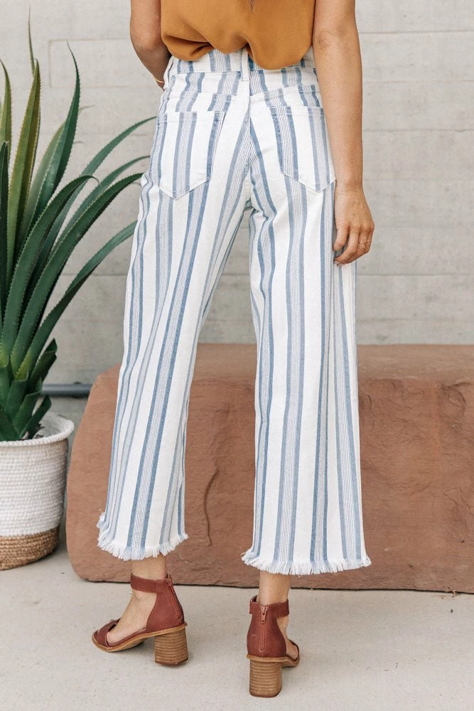Best Pirce ๐ KanCan Striped Wide Leg Pants - FINAL SALE โ 7 KanCan Striped Wide Leg Pants - FINAL SALE
