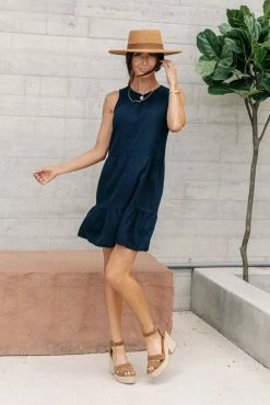 Deals ✔️ Vero Moda Gabrielle Navy 👗 Dress - FINAL SALE 👗 Dresses 🎁 13 Vero Moda Gabrielle Navy Dress - FINAL SALE Dresses