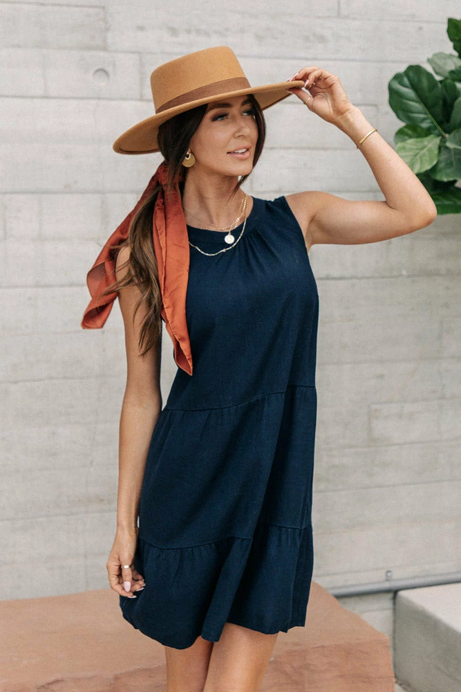 Deals ✔️ Vero Moda Gabrielle Navy 👗 Dress - FINAL SALE 👗 Dresses 🎁 2 Vero Moda Gabrielle Navy Dress - FINAL SALE Dresses