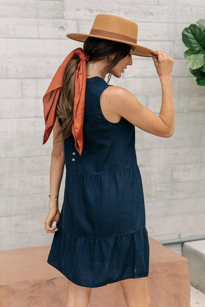 Deals ✔️ Vero Moda Gabrielle Navy 👗 Dress - FINAL SALE 👗 Dresses 🎁 7 Vero Moda Gabrielle Navy Dress - FINAL SALE Dresses