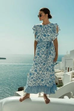 DRESS FORUM Rosette Maxi Dress