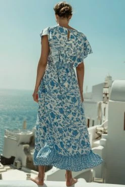 DRESS FORUM Rosette Maxi Dress