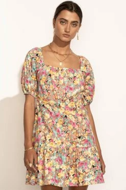 LUSH CLOTHING Della Mini Dress In Multi - FINAL SALE