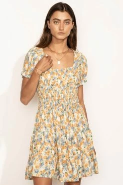 LUSH CLOTHING Ellen Floral Dress- FINAL SALE