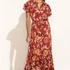 LOVE STITCH Clothing Illustrated Magnolia Maxi Dress - FINAL SALE